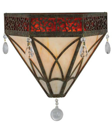 Larkfield 2 Light Wall Sconce 12.5 x 12 Inches by Meyda Tiffany - 140699
