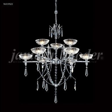 Medallion 9 Light Large Chandelier by James Moder - 96319MD