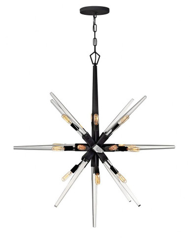 Ariel 16 Light Oversized Chandelier by Fredrick Ramond - FR47408BLK