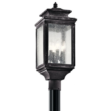 Wiscombe Park 4 light Outdoor Post Mount 23.25 x 9 In by Kichler - 49506