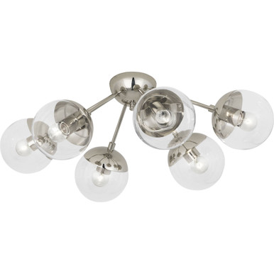 Celeste 6 Light 30.5 Inch Wide Flush Mount by Robert Abbey - 1217