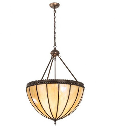 Gothic 3 Light Inverted Pendant 19.25 x 25 Inches by Meyda Tiffany - 28692