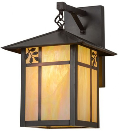 Seneca Sprig 1 Light Hanging Wall Sconce 18 x 12 Inches by Meyda Tiffany - 160168