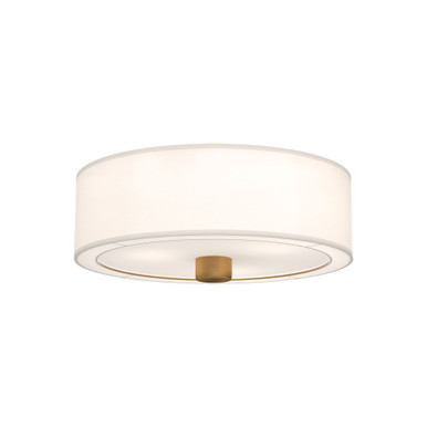 Theo 3 Light 24.13 Inch Wide Flush Mount by Alora - FM547924