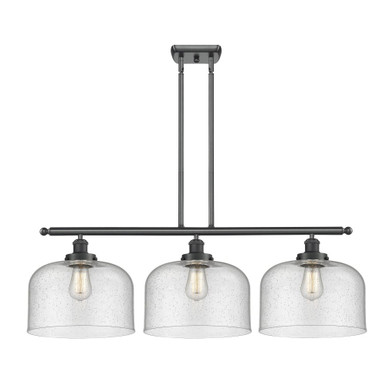 Bell 100W 3 LED Stem hung Large Island 11 X 36 Inch Wide by Innovations - 916-3I-G7-L-LED