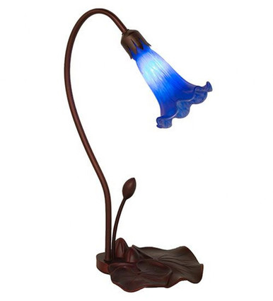 Pond Lily 1 Light Accent Lamp 16 In H and 7 In W by Meyda Tiffany 12500 - 12500