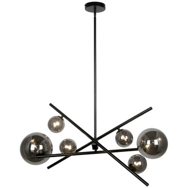 Pamela 6 Light Large Pendant by Dainolite - pam-276hp-mb