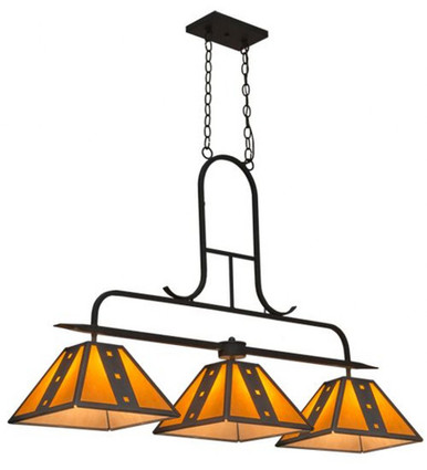 Hanford 3 Light Island Pendant 35 x 12 Inches by Meyda Tiffany - 163601