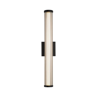 Rodara 20W 1 LED Outdoor Wall Lantern 24.38 Inch X 4.75 Inch Wide by Golden - 5590-OWL24 BLK