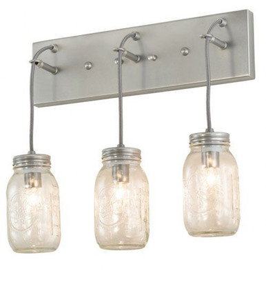 Mason Jar 13.5W 3 LED Bath Vanity 14 x 18 Inches by Meyda Tiffany - 211772
