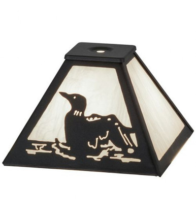 Loon Square Glass Shade by Meyda Tiffany 160846 - 160846