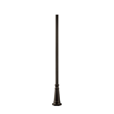 Accessory Outdoor Post in Coastal Style 10 x 96 Inches by Z-Lite - 519P-ORB