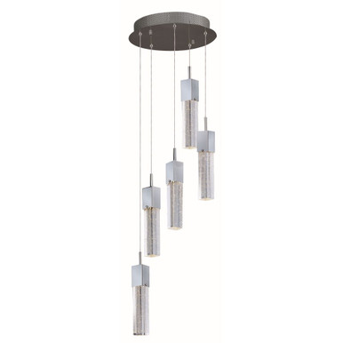 Fizz III 37.5W 5 LED Light Medium Pendant by ET2 - E22765