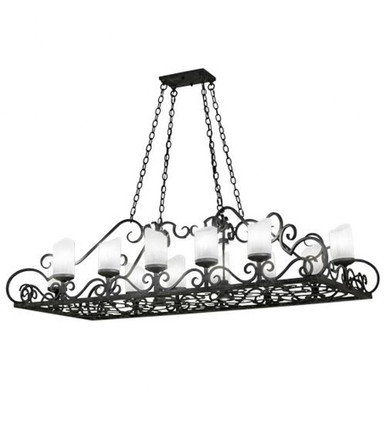 Carlotta 12 Light Oblong Chandelier 28 x 31 Inches Wide by Meyda Tiffany - 156111