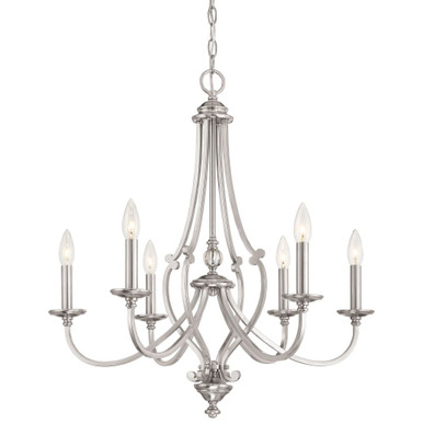 Savannah Row 6 Light Medium Large Chandelier By Minka Lavery - 3336-84