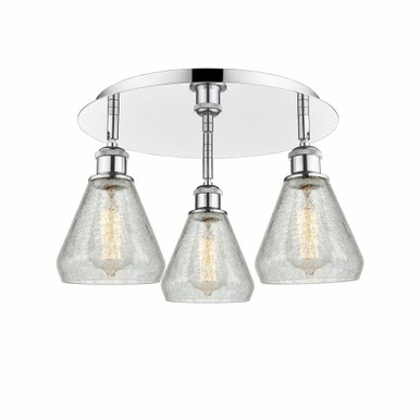 Conesus 3 Light 17.75 Inch Wide Flush Mount by Innovations - 516-3C-G275