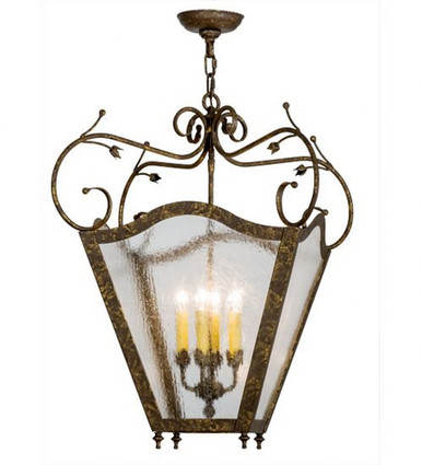 Terena 4 Light Pendant 31 Inches Tall and 27 Inches Wide by Meyda Tiffany - 162408