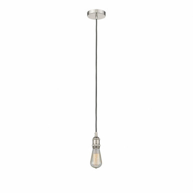 Edison 1 Light Mini Cord Hung Pendant by Innovations - 616-1P-PN