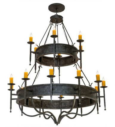 Marta 18 Light 2 Tier Chandelier 74 x 60 Inches Wide by Meyda Tiffany - 168295