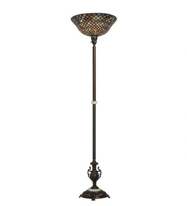 Fishscale Torchiere by Meyda Tiffany - 26626