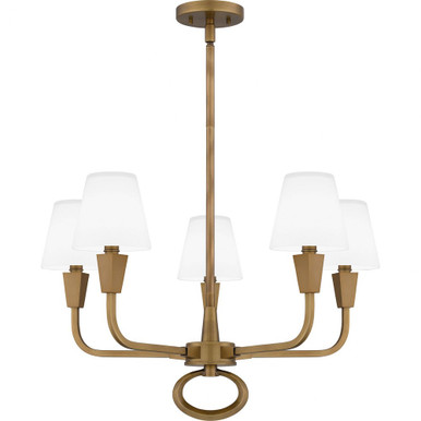 Mallory 5 Light Medium Chandelier by Quoizel - MAO5026WS