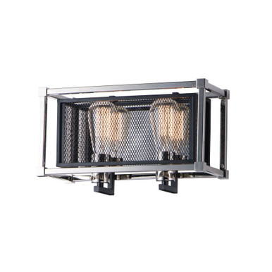 Refine 2 Light Vanity Light by Maxim - 12152BKPN
