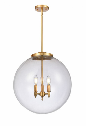 Beacon 3 Light Large Pendant 18 Inch Wide by Innovations - 221-3S-SG-G202-18
