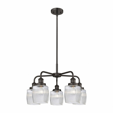 Colton 5 Light Medium Chandelier by Innovations - 916-5CR-G302