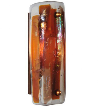 Metro Fusion Marina 1 Light Wall Sconce 12.25 x 4.25 Inch by Meyda Tiffany - 116174