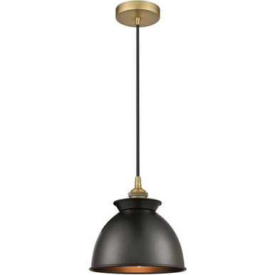 Adirondack 1 Light Cord Mini Pendant 8.5 InchX8.25 Inch by Innovations - 616-1P-M14