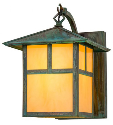 Seneca T Mission 1 Light Wall Sconce 12.5 x 9.25 Inches by Meyda Tiffany - 167898