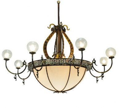 Lyre 18 Light 8 Arm Chandelier 84 x 96 Inches Wide by Meyda Tiffany - 106965