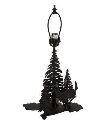 Deer through the Trees 1 Light Lighted Table Lamp Base by Meyda Tiffany - 28732