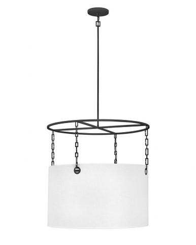 Tribeca 6 Light Large Chandelier by Hinkley - 38406BLK