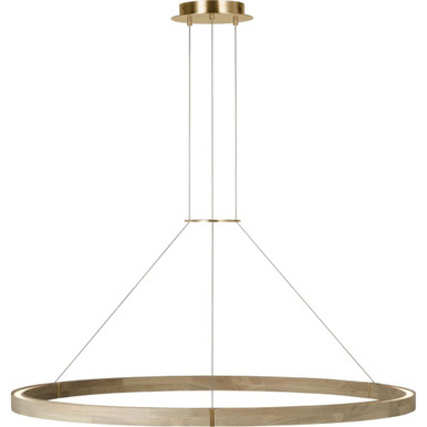 Ashok 116W 1 LED Chandelier 48.7 Inch Wide by Visual Comfort Modern - SLCH66227HABWWO