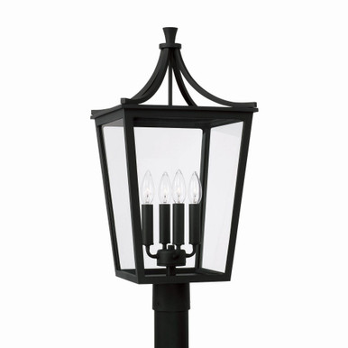 Adair 4 Light Outdoor Post Lantern 25 x 12 In by Capital  - 947943BK