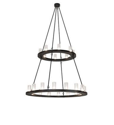Loxley 24 Light 2 Tier Chandelier 90 x 54 Inches Wide by Meyda Tiffany - 270813