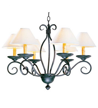 Sienna 6 Light Chandelier 21 x 26 Inches Wide by Meyda Tiffany - 117670