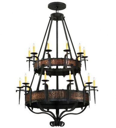 Costello 20 Light 2 Tier Chandelier 71 x 48 In by Meyda Tiffany - 110205