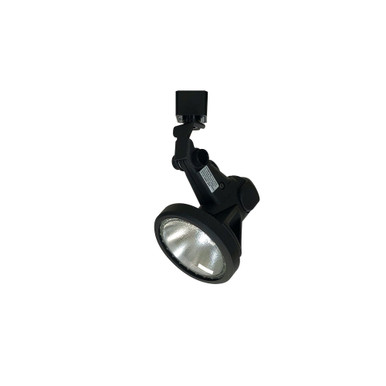 1 Light PAR30 Front Loading Belgium Gimbal J Style Track Head by Nora  - NTH-132B/J