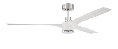 Phoebe 3 Blade Ceiling Fan with Light Kit 60 Inches Wide by Craftmade - PHB60WPLN3-NWF