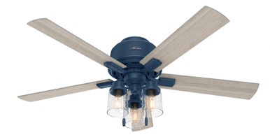 Hartland 52 Inch Low Profile Ceiling Fan with LED Light Kit by Hunter Fans - 1000932