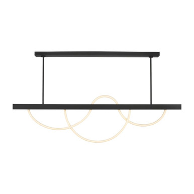 Uneri 47.4W 2 LED Linear Chandelier 62 Inch Length by Visual Comfort Modern - SLLS83927B