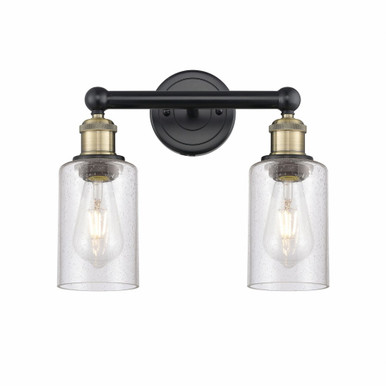 Clymer 2 Light Art Deco Vanity Light by Innovations - 616-2W-G80
