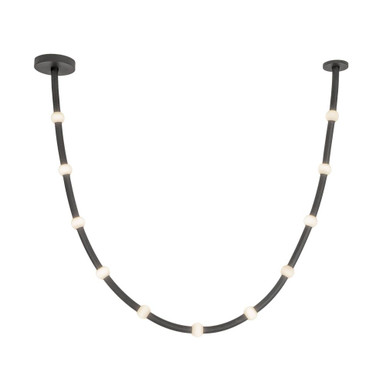 Corda 48W LED Pendant 2.38 Inch Tall and 2.38 Inch Wide by Kuzco - PD39310-BK/OP-UNV-010