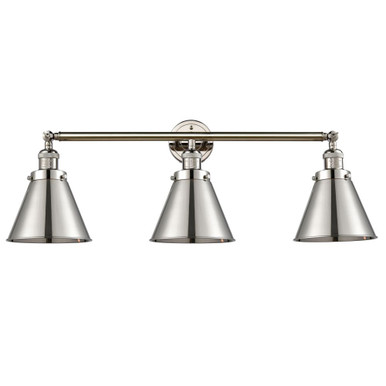 Appalachian 3 Light Bath Vanity 11 Inch Tall X 32 Inch Wide by Innovations - 205-PN-M13-PN