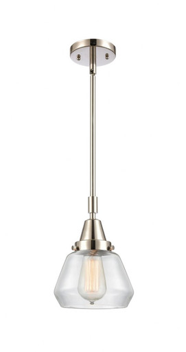 Fulton 1 Light Stem Mini Pendant 10.13 Inch and 7 Inch Wide by Innovations - 447-1S-PN-G172