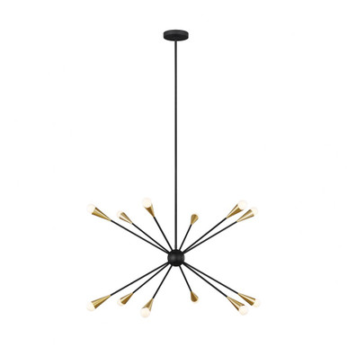 Jax 12 Light Oversized Chandelier by Visual Comfort Studio - EC10312