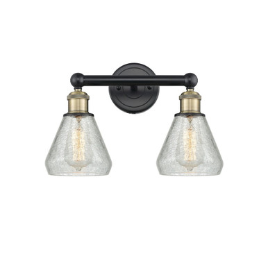 Conesus 2 Light Vanity Light 15 Inch Wide by Innovations - 616-2W-CNS
