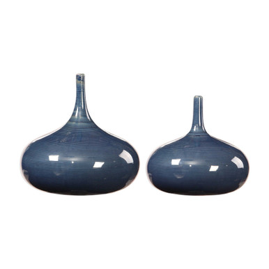 Zayan 9 Inch Vase (Set of 2) by Uttermost - 18988